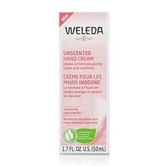 Texture riche Weleda Mains avec jojoba bourrache et coco pour peau douce