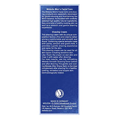 Texture crème riche Weleda, rasage fluide et agréable sur la peau.