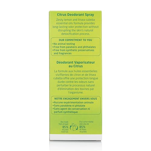 Weleda Déodorant Citronné, emballage sans sels d'aluminium, soin quotidien.