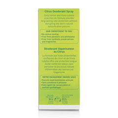 Weleda Déodorant Citronné, emballage sans sels d'aluminium, soin quotidien.