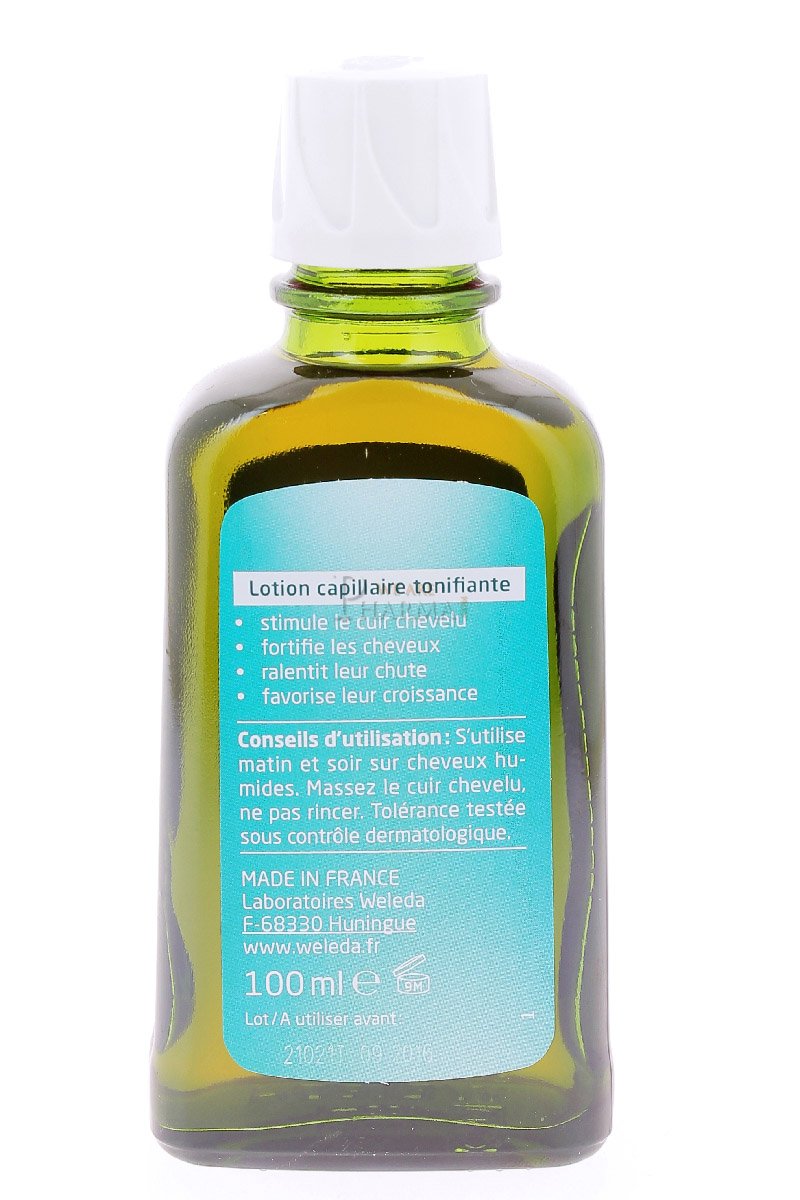 Effet revitalisant du tonique romarin Weleda sur le cuir chevelu