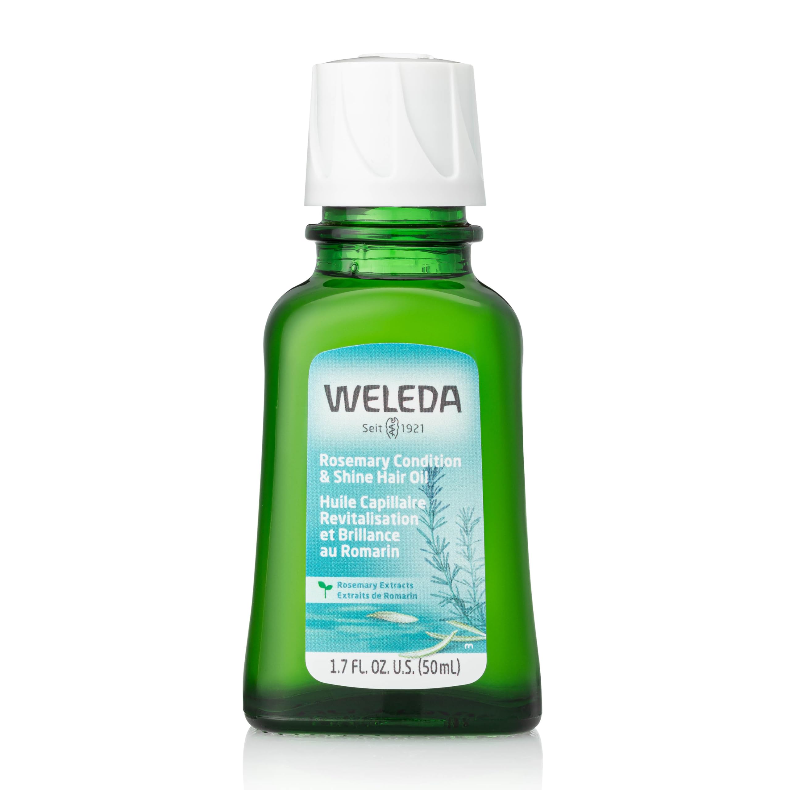 Weleda huile cheveux romarin – avant et après, brillance et nutrition