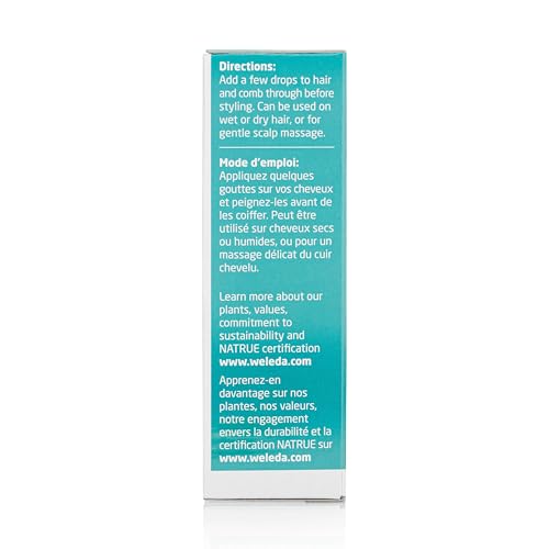 Weleda huile cheveux romarin — brillance et douceur sur cheveux secs