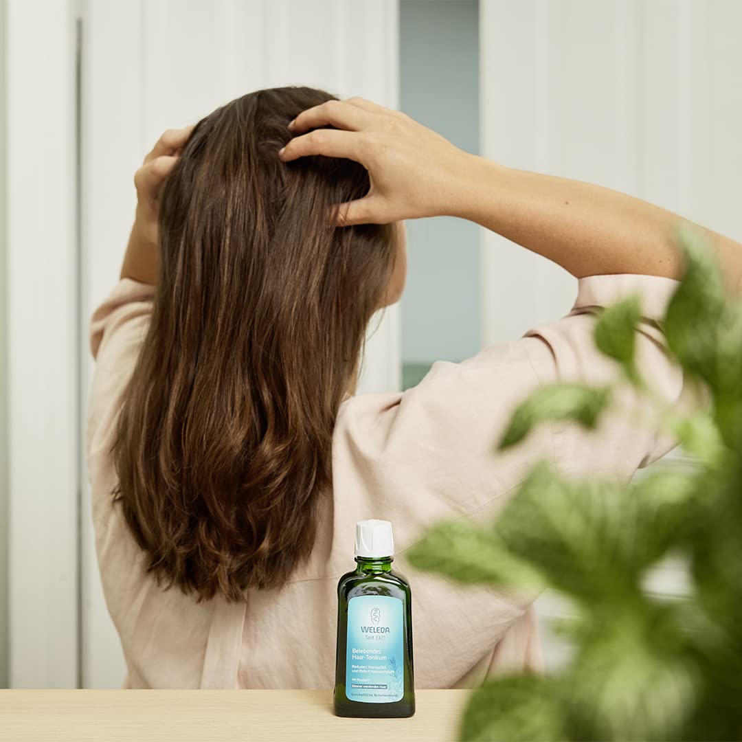Weleda huile cheveux romarin — réduit les nœuds et démêlage plus facile