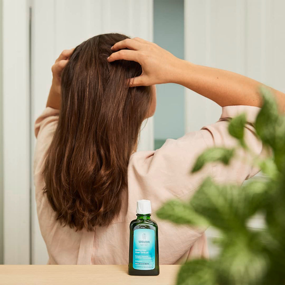 Weleda huile cheveux romarin — réduit les nœuds et démêlage plus facile