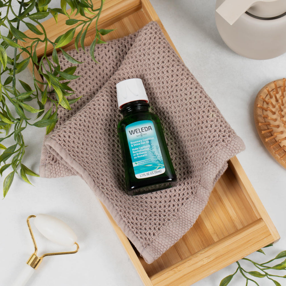Weleda huile cheveux romarin — coiffage quotidien facilité