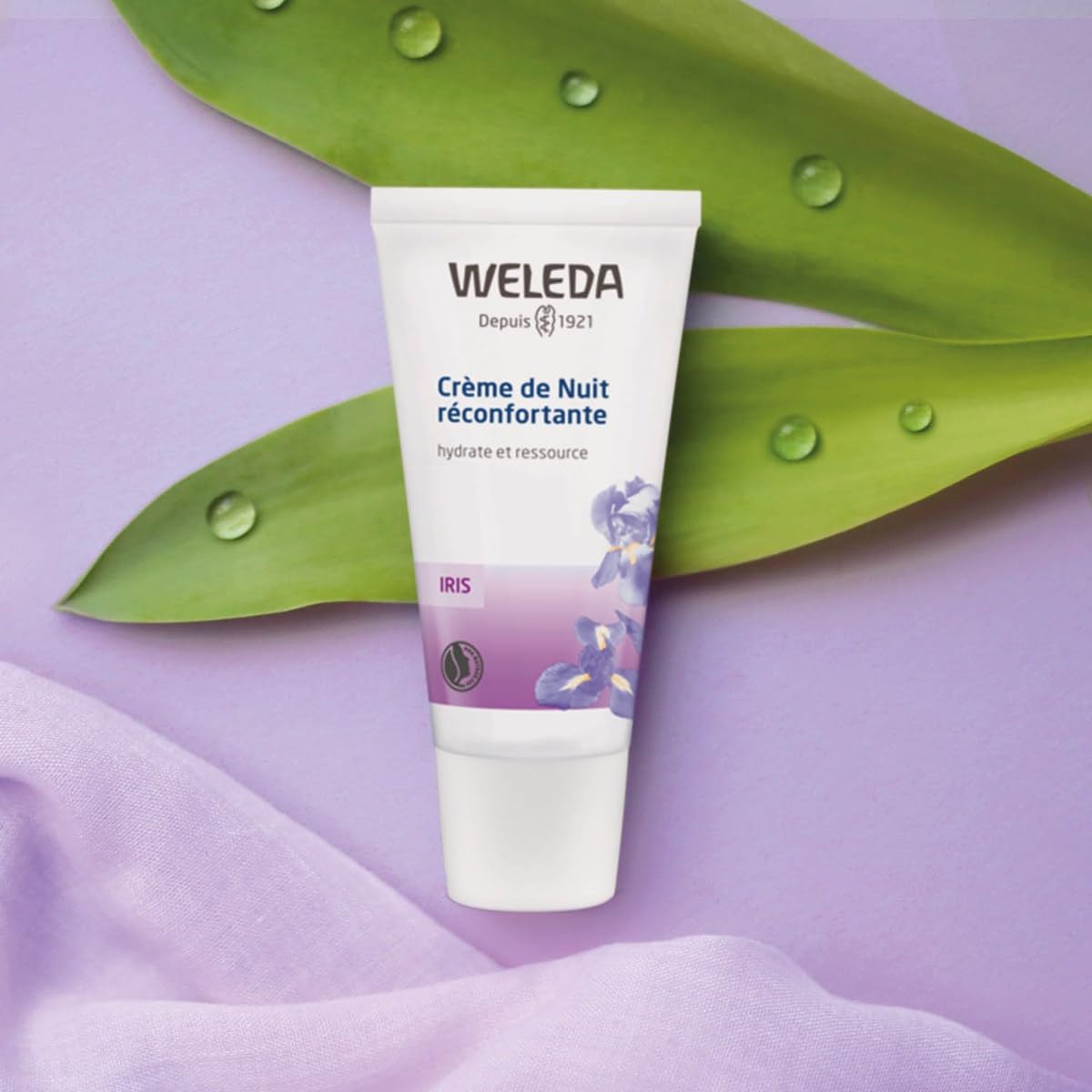 Weleda Iris Crème Nuit ingrédients camomille, douceur et calme