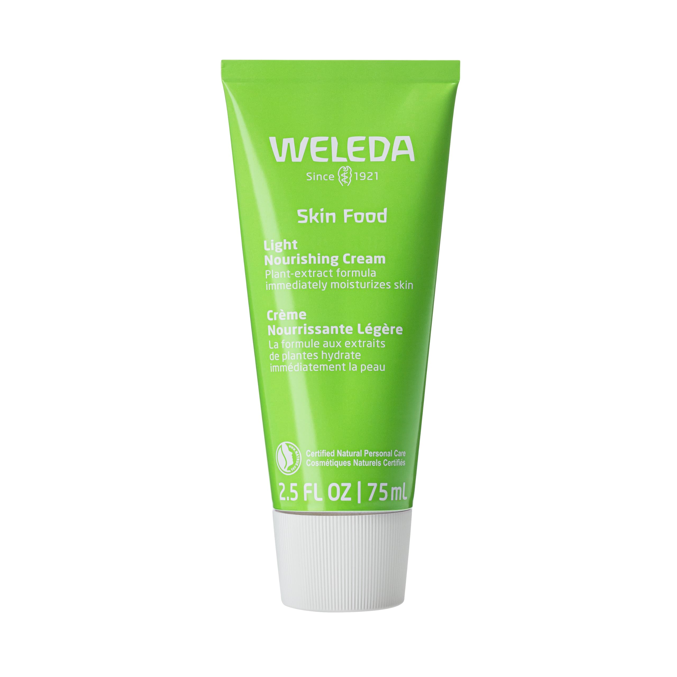 Weleda Skin Food Light crème corps emballage visible, hydratation légère pour peaux sèches.