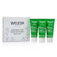 Texture riche de Weleda Skin Food Original en gros plan, soin nourrissant.