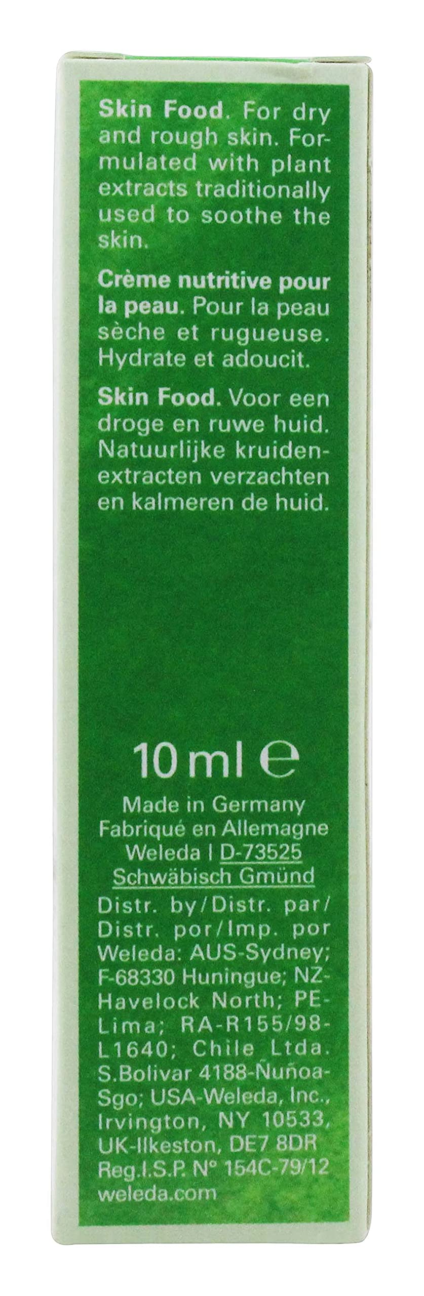 Weleda Skin Food format tube compact facilite l'utilisation en voyage
