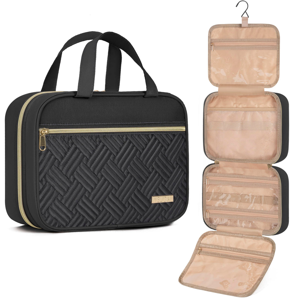 Trousse WELIDAY avec crochet d'accroche, accès rapide en voyage.