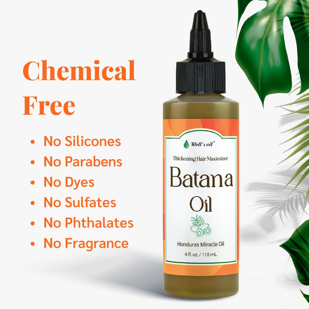 Well's Oil Batana Oil – sans parabènes pour tous types de peau
