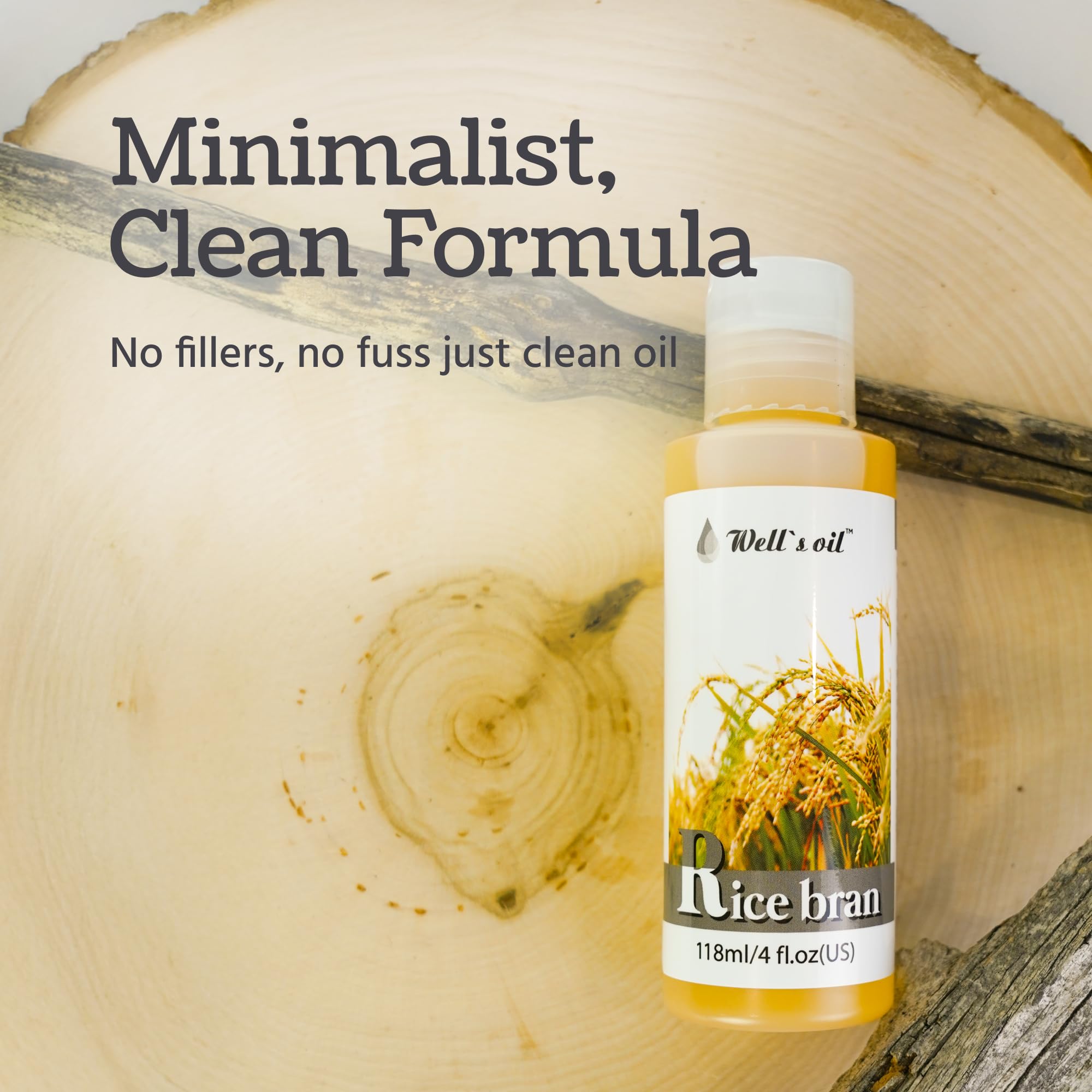 Bien-être capillaire: cuir chevelu et cheveux entretenus avec Well's Oil.