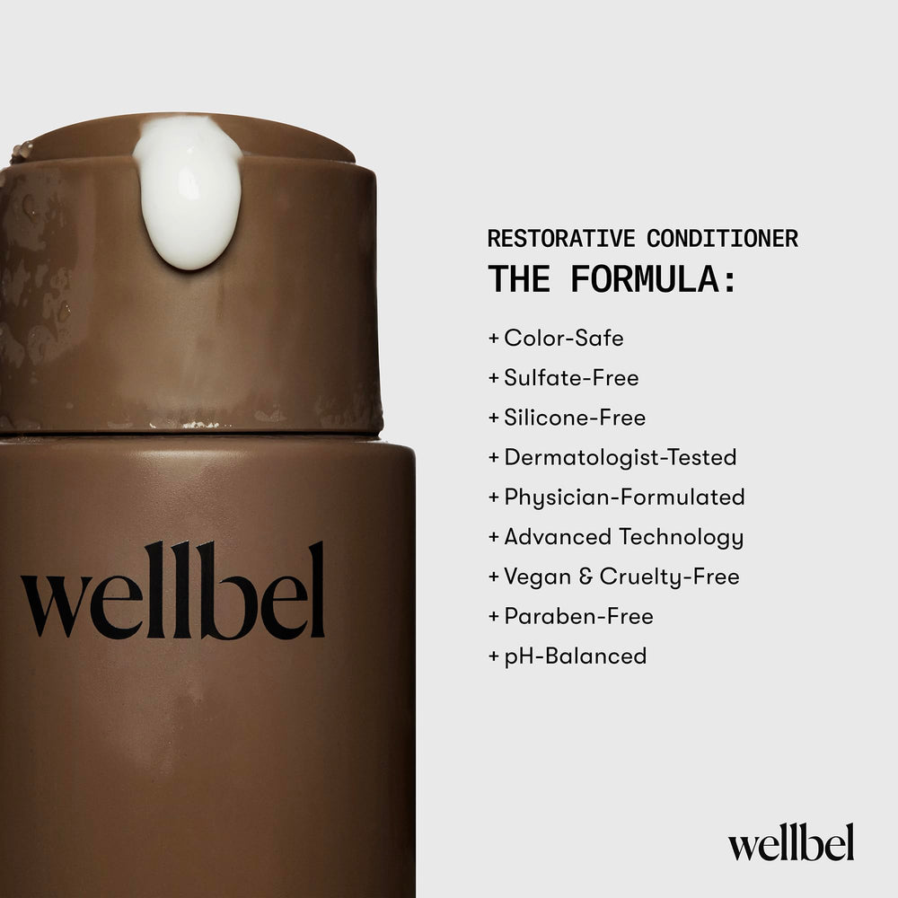 Formule sans silicone et sans sulfates préserve la couleur WELLBEL.