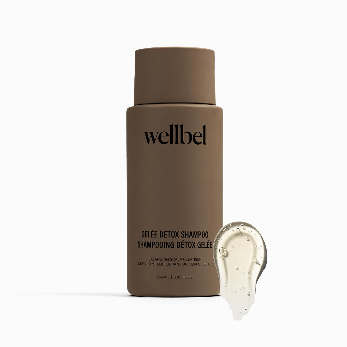 WELLBEL Gelée Detox Shampoo, bouteille élégante pour cuir chevelu sain