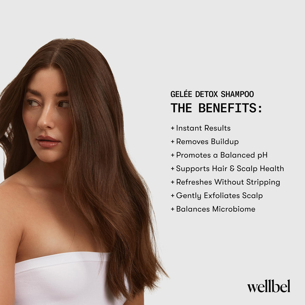 Testé dermatologiquement, douceur adaptée pour WELLBEL Gelée Detox Shampoo
