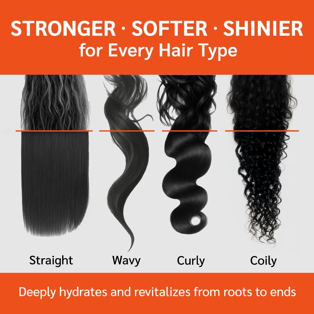 Convient à tous types de cheveux – raides, ondulés et bouclés.
