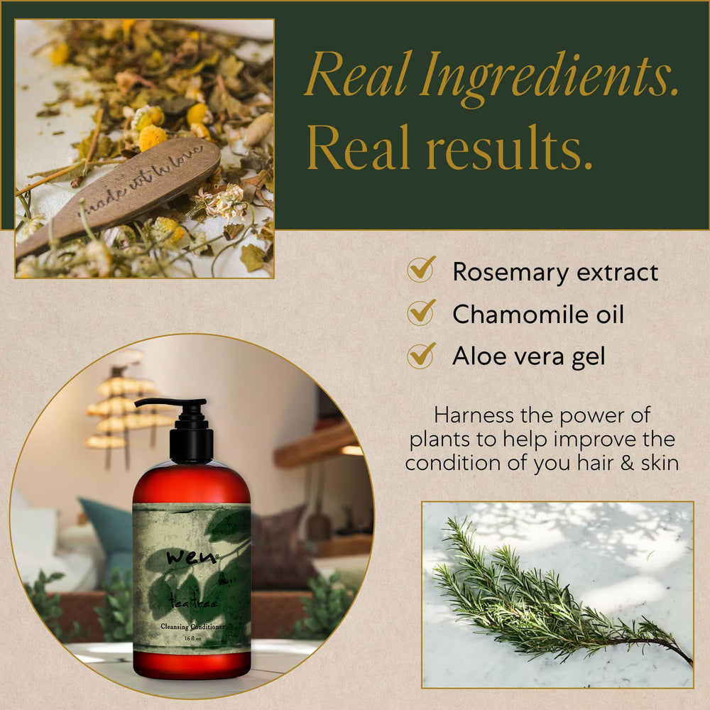 WEN par Chaz Dean: extrait de romarin pour la vitalité potentielle des cheveux.