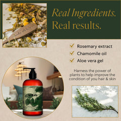 WEN par Chaz Dean: extrait de romarin pour la vitalité potentielle des cheveux.