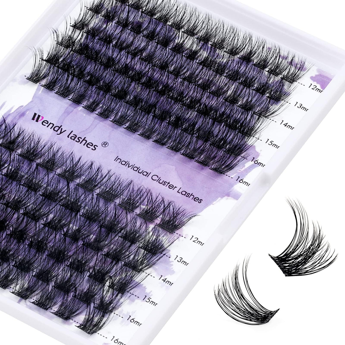 Les grappes 12-16mm mixte de WENDY LASHES pour un look modulable.