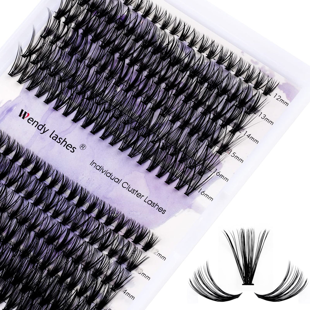 Wendy Lashes: vue d’ensemble du kit 240 pièces pour looks personnalisés.
