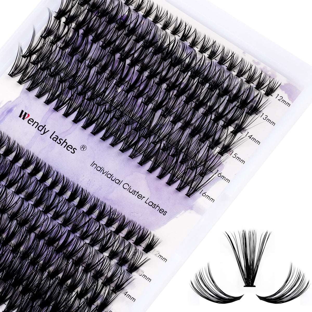 Wendy Lashes: vue d’ensemble du kit 240 pièces pour looks personnalisés.
