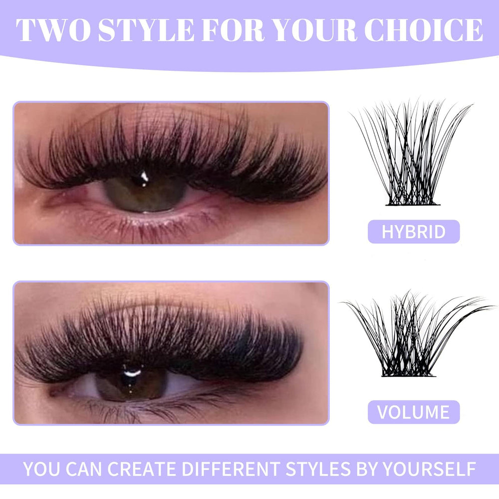 Grappes ultra légères WENDY LASHES pour confort tout au long de la journée.