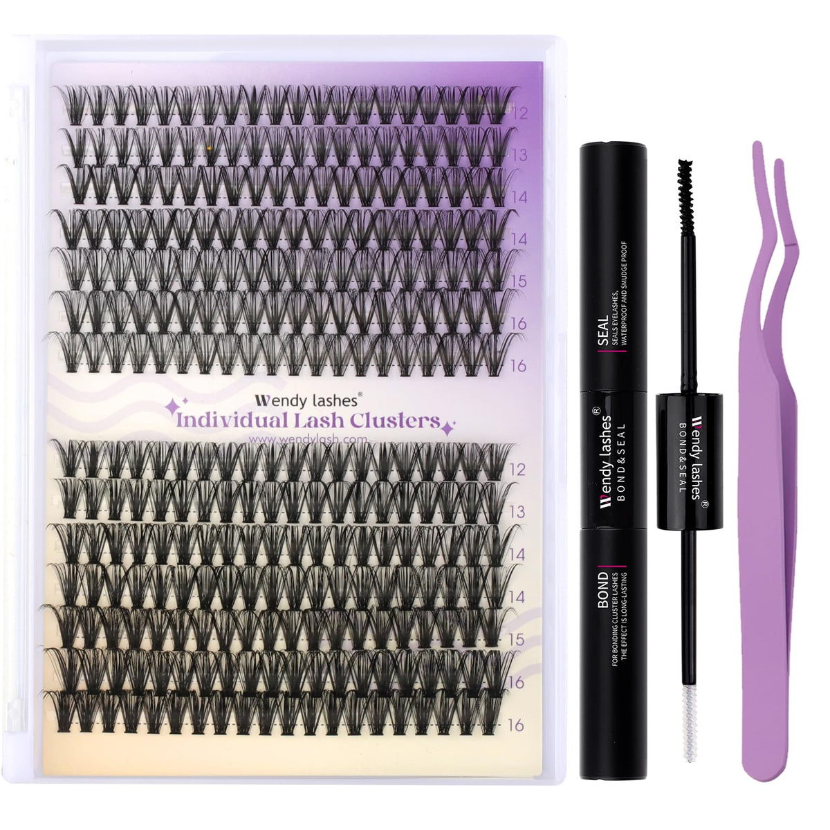 Wendy Lashes Kit Clusters Complet: tout le nécessaire pour des extensions à domicile