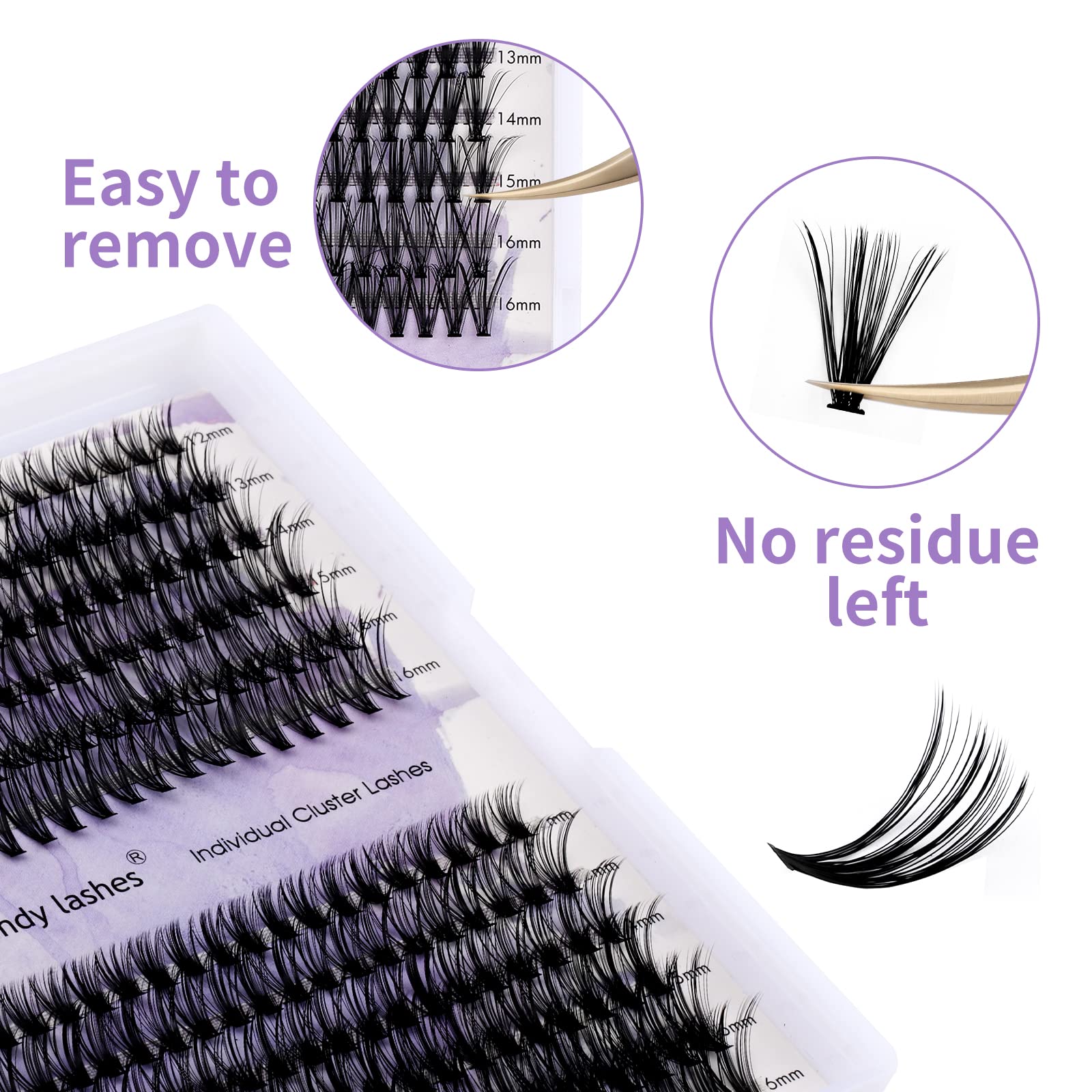 Wendy Lashes: longueurs ajustables 12–16 mm pour varier les styles au quotidien.
