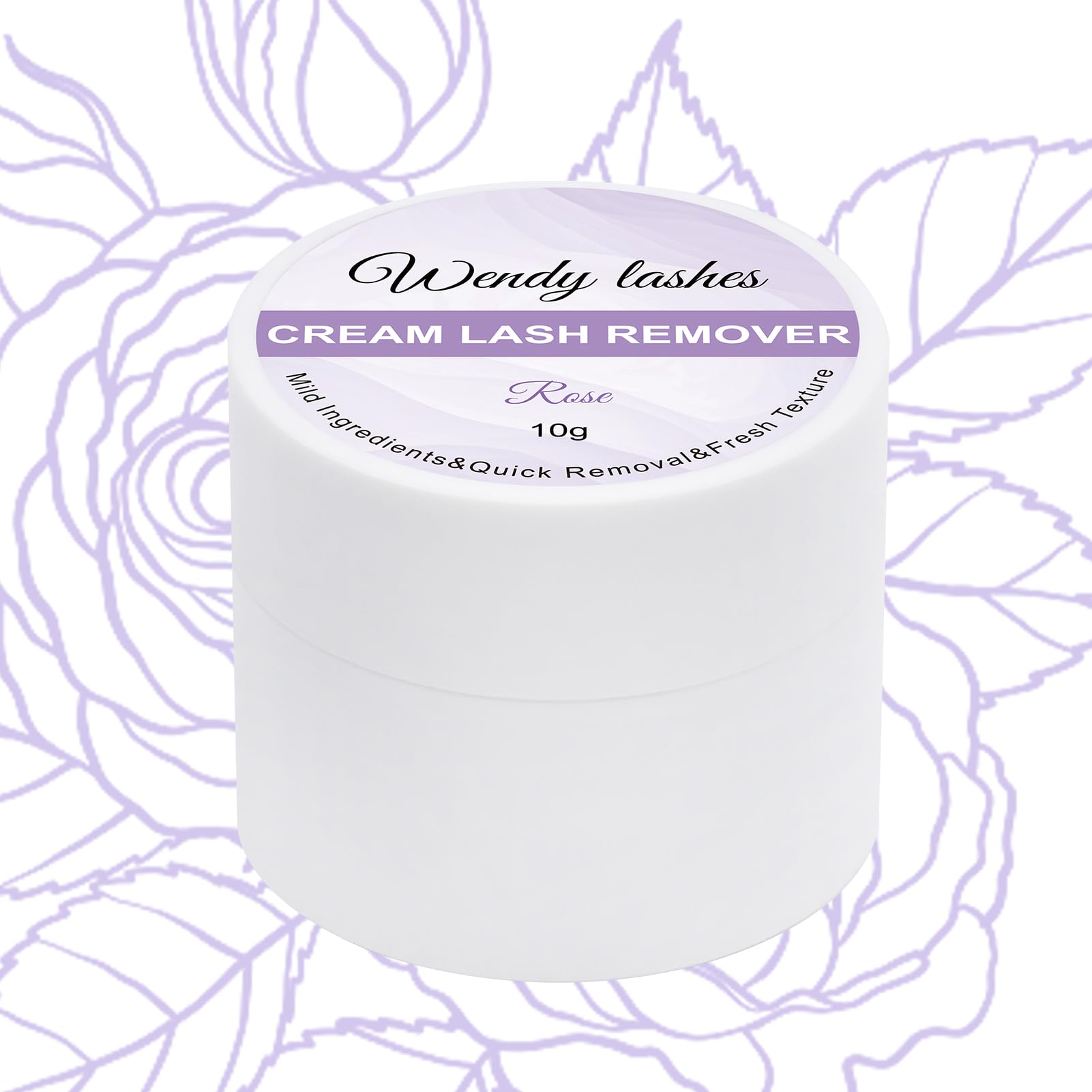 Wendy Lashes résultat propre sans résidu, idéal pour débutants.