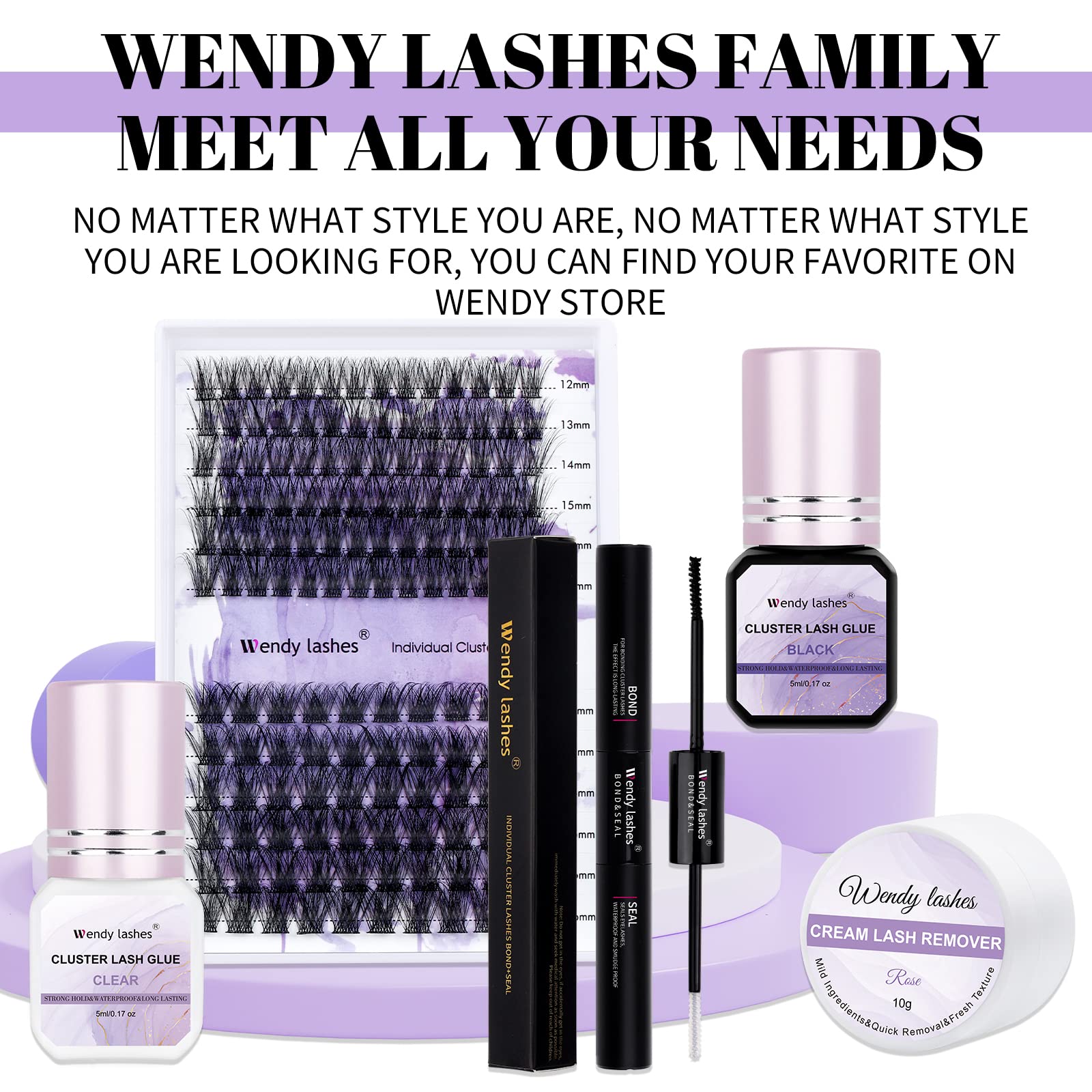 Service après-vente Wendy Lashes prêt à aider rapidement.