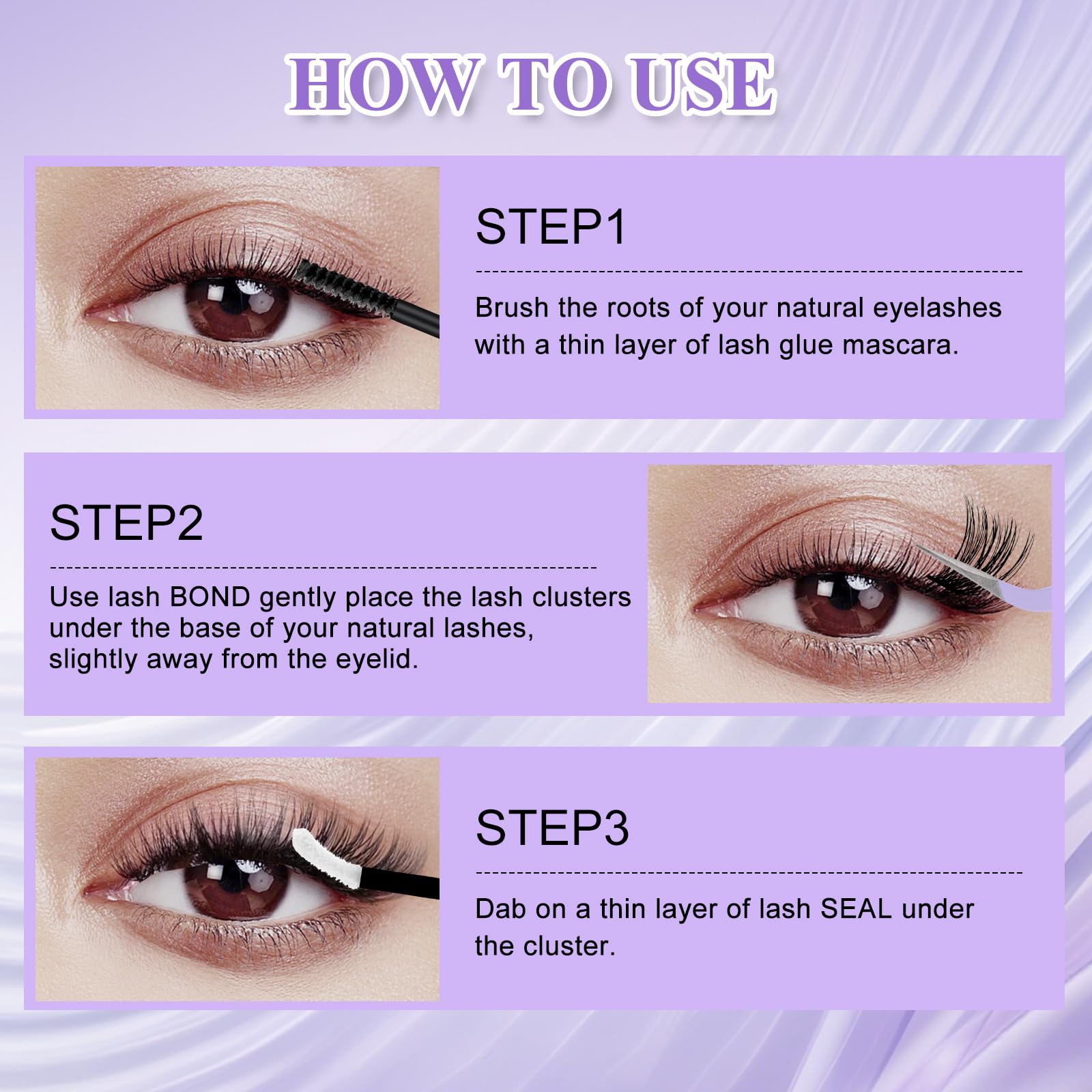 Wendy Lashes Tenue longue durée – idéale pour sport et voyages