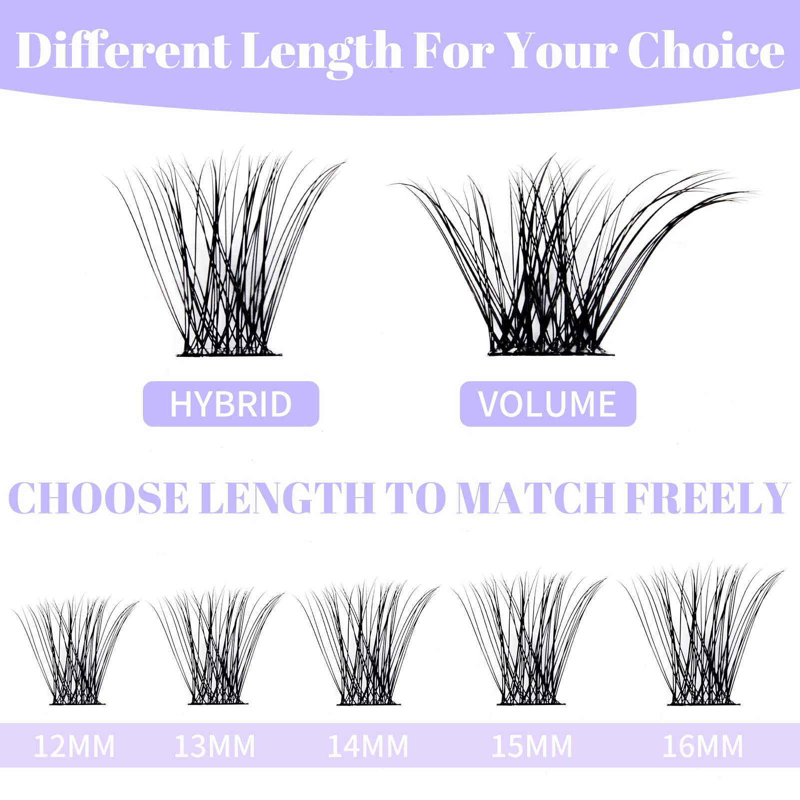 Marque WENDY LASHES: texture douce et noire mate pour un rendu naturel.