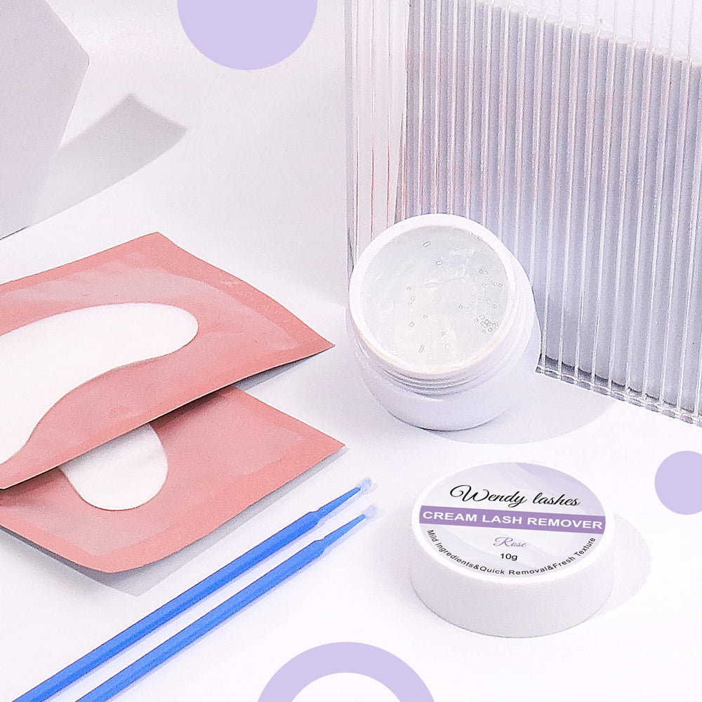 Utilisation professionnelle Wendy Lashes – dissolution propre en contexte salon
