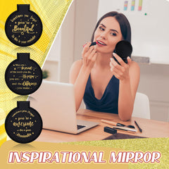 Lot Wenqik 64 miroirs, cadeau inspirant pour collègues et amis.