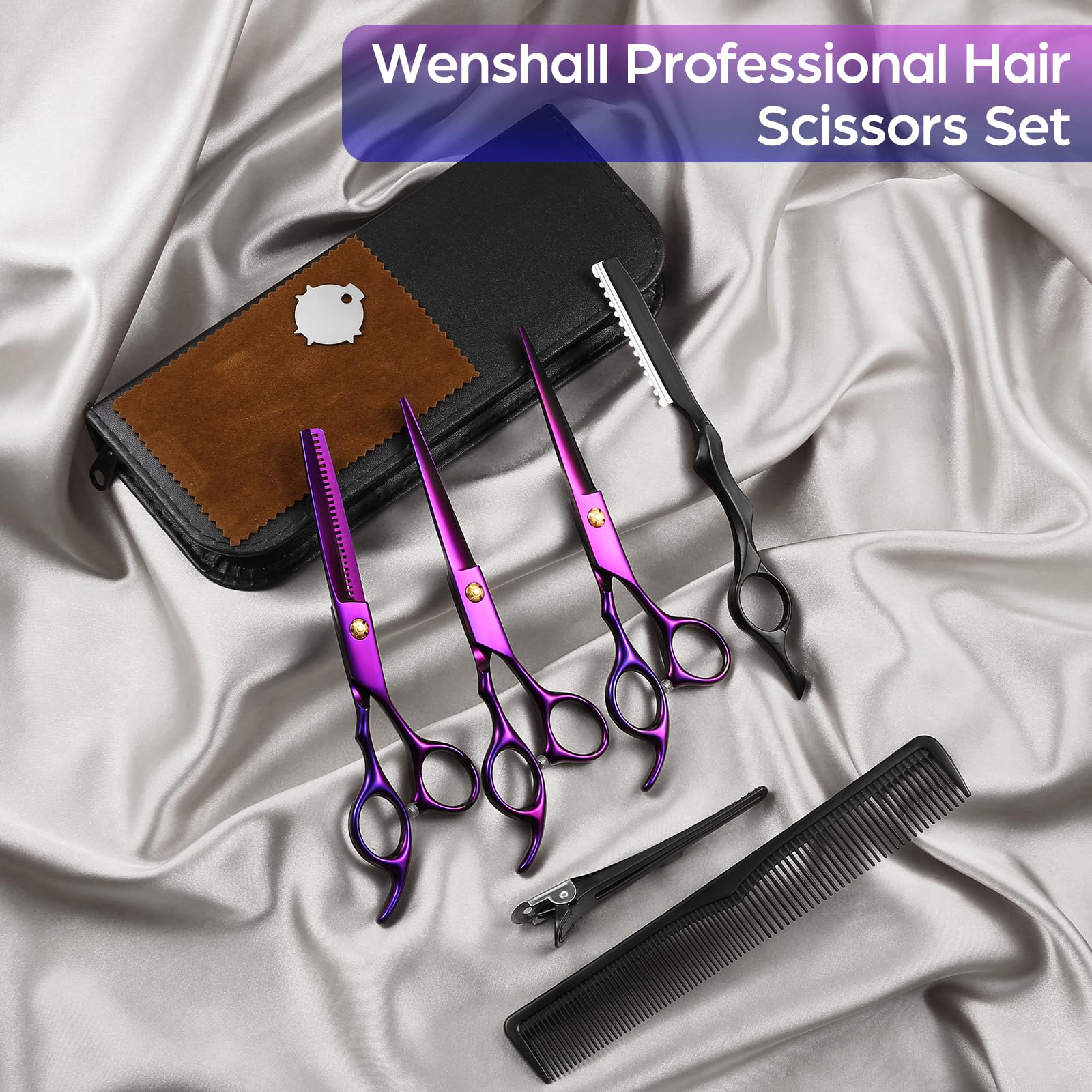Wenshall couteau-texturage-coiffure : texture précise et finition soignée.
