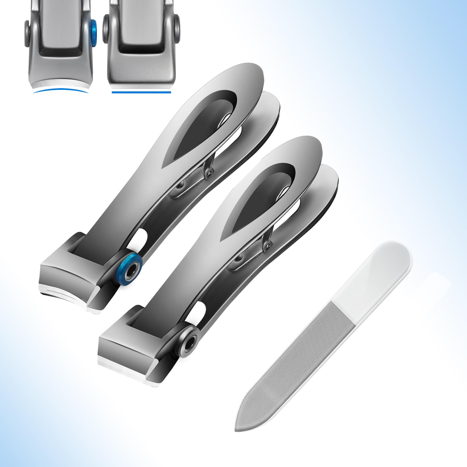 Werlla lame droite ideale pour les ongles épais, coupe nette et uniforme.