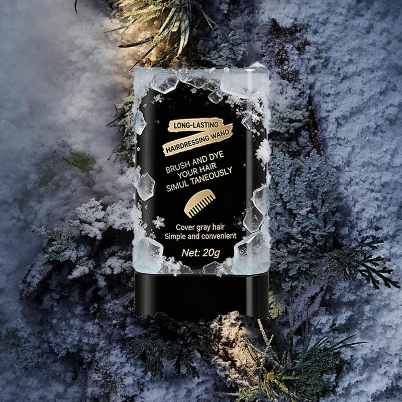 Weslaplus : couverture rapide des racines grisées avec le peigne colorant noir.