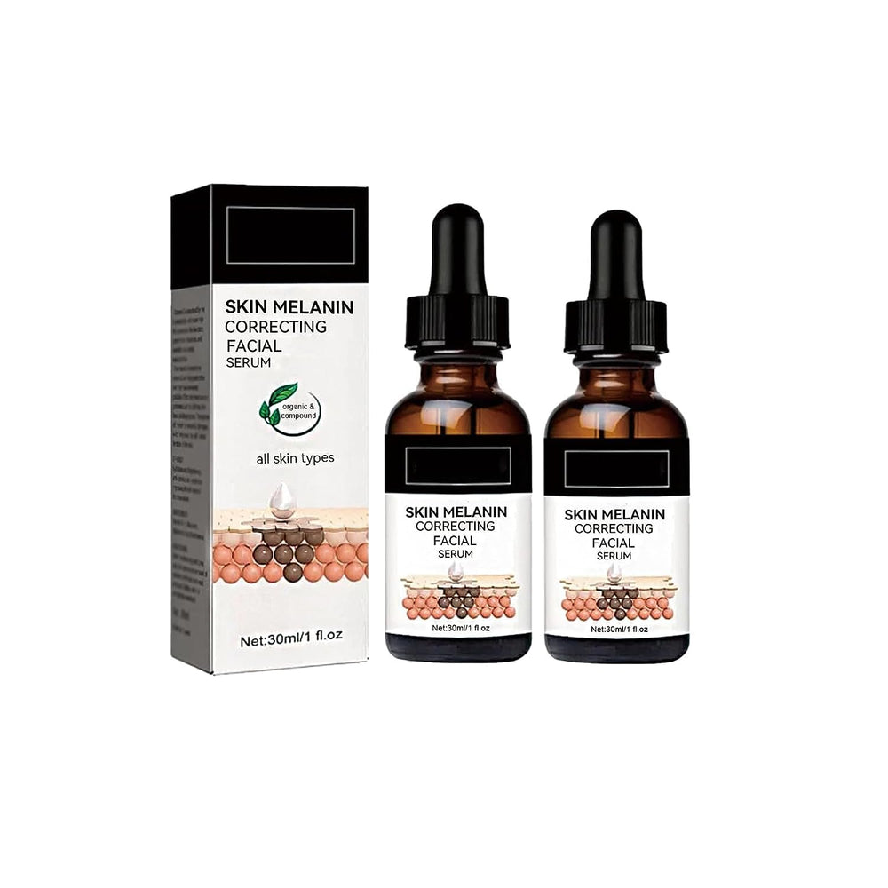 WeslaPlus Serum – bouteille montrant le correcteur mélanine, hydratation légère.
