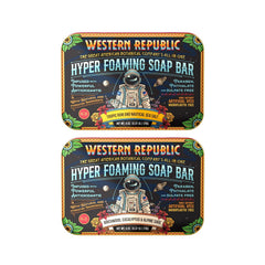 Barre Western Republic mousse riche Birchwood Eucalyptus Alpine Sage pour hydratation douce