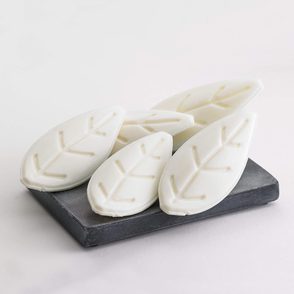 Savon Westin feuille thé blanc, emballage individuel, pratique pour cadeaux et voyages.