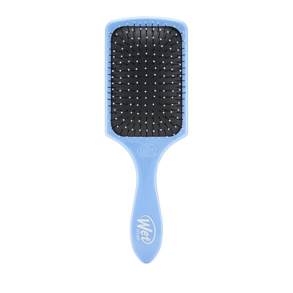 Wet Brush Paddle Detangler Sky – démêlage en douceur des cheveux longs.