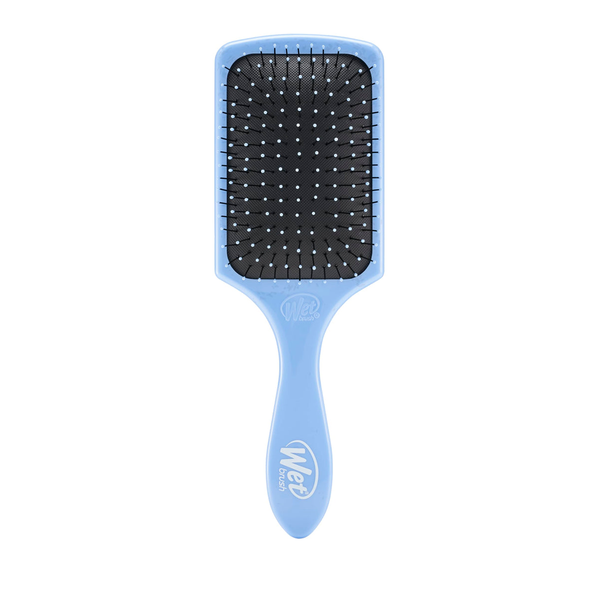 Wet Brush Paddle Detangler Sky – démêlage en douceur des cheveux longs.