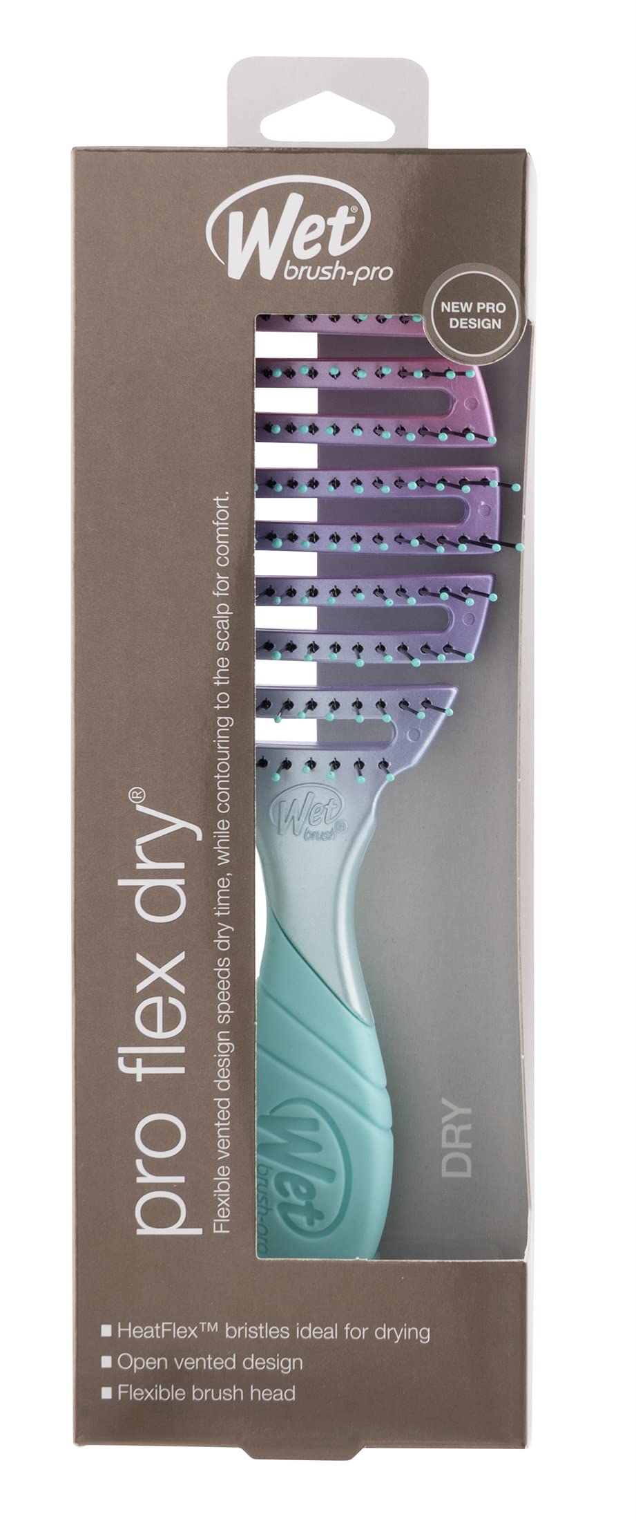 Wet Brush Pro Flex Dry Millennial Ombre – utilisation lors du séchage pour plus de douceur.