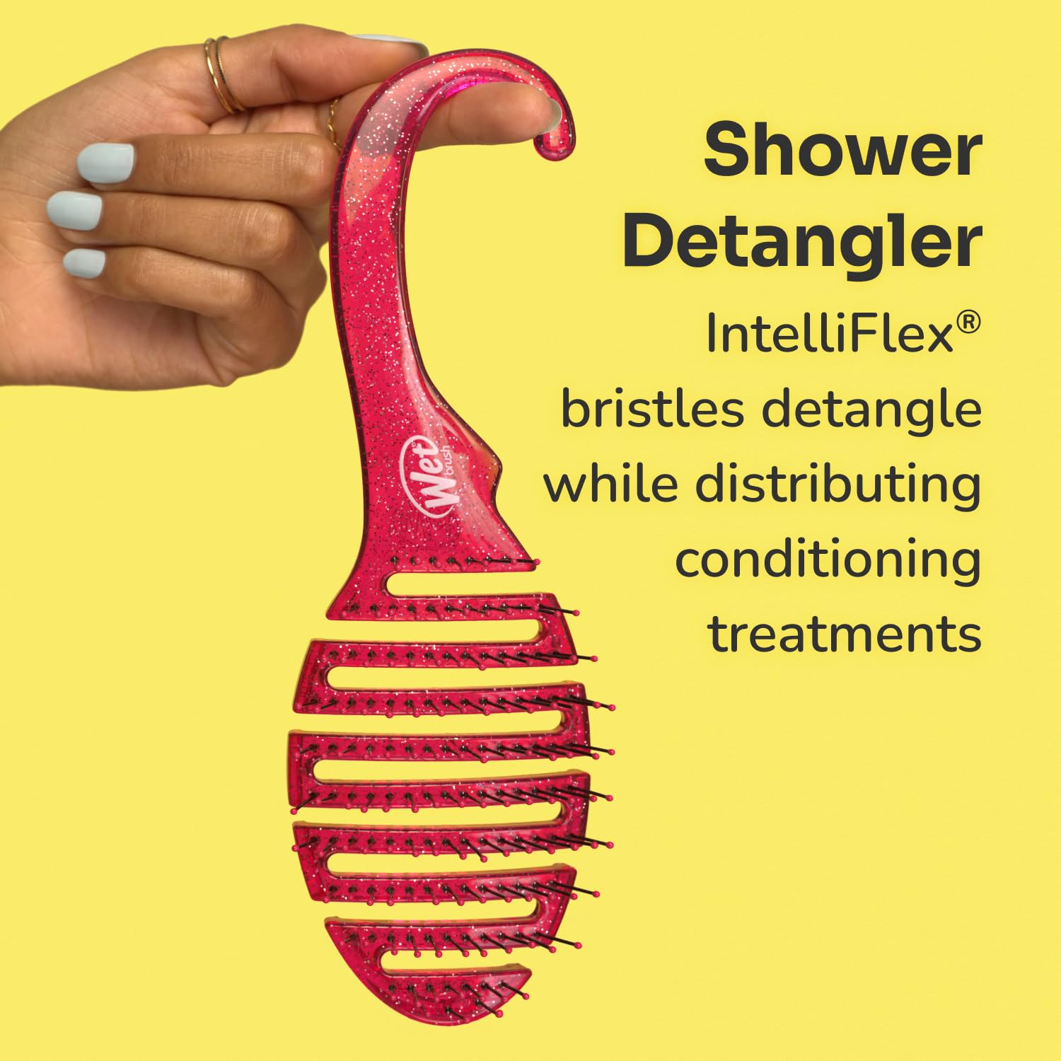 Idéal pour cheveux épais et bouclés, sans tiraillement.