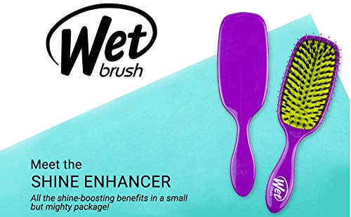 Wet Brush convient aux cheveux mouillés et secs, pratique et efficace.