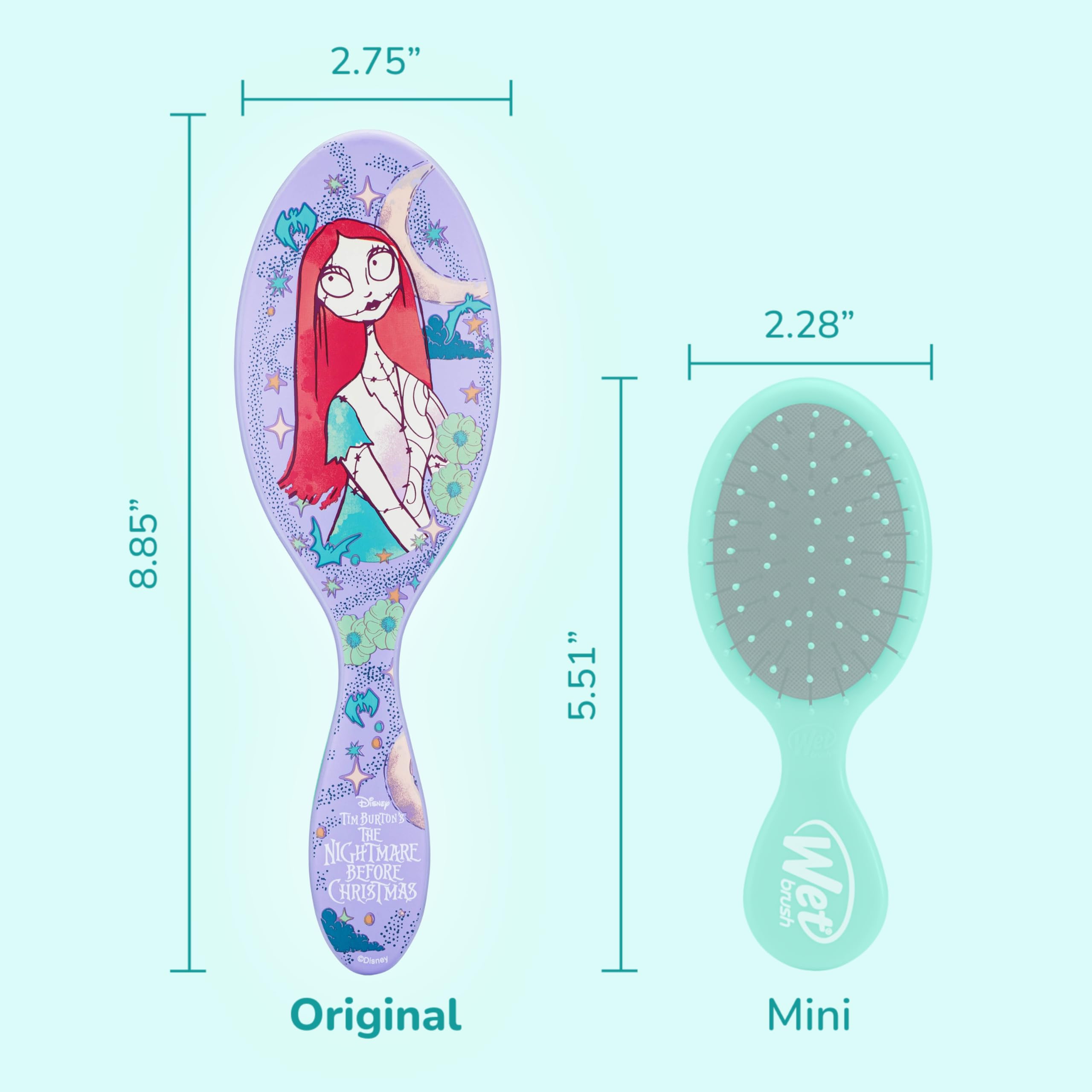 Utilisation Wet Brush sur cheveux secs pour minimiser la casse.