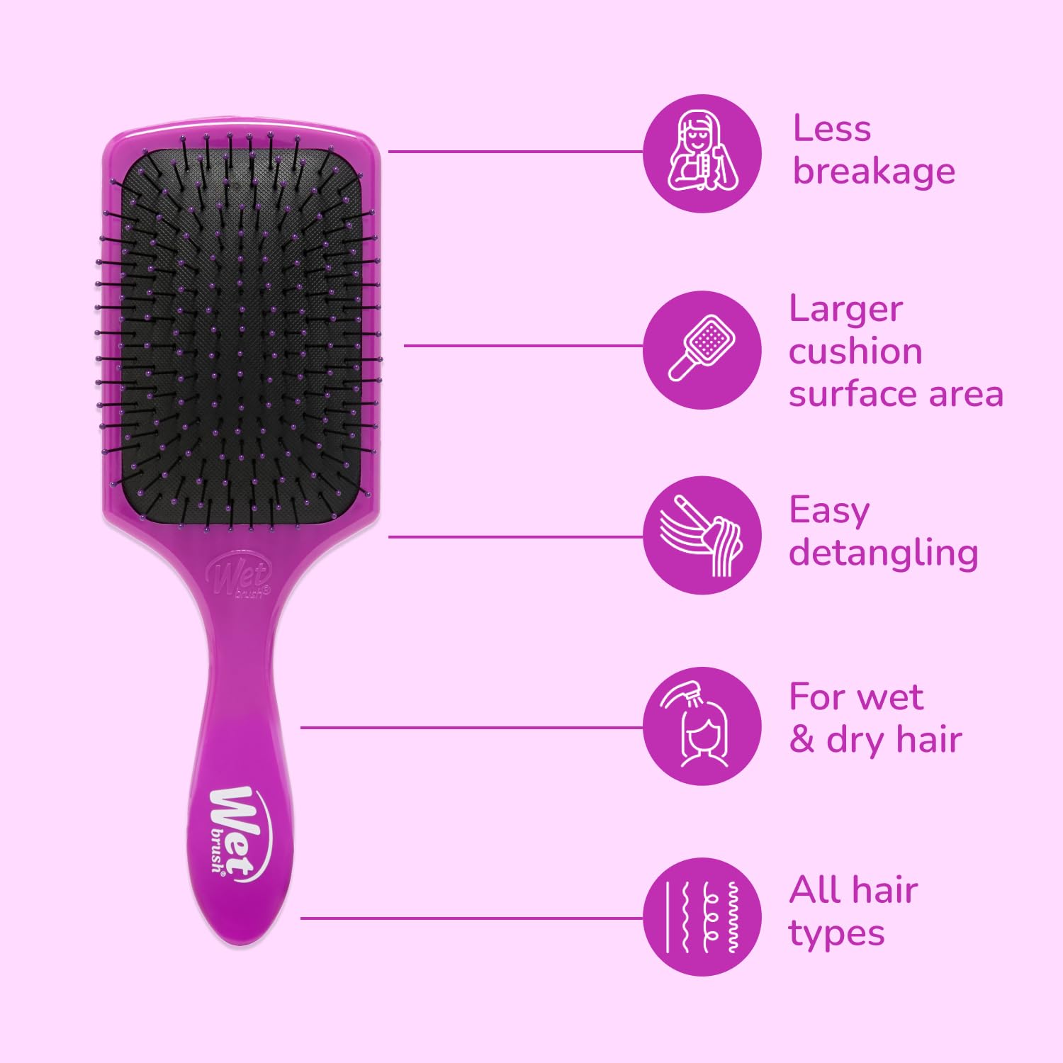 Wet Brush distribution soin masques pour une couverture homogène des longueurs