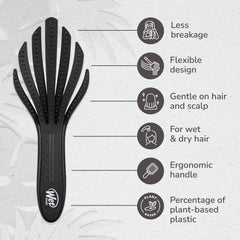 Wet Brush Go Green cheveux bouclés brosse adaptée