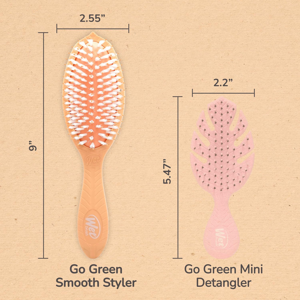 Convient à tous types de cheveux avec Wet Brush Go Green